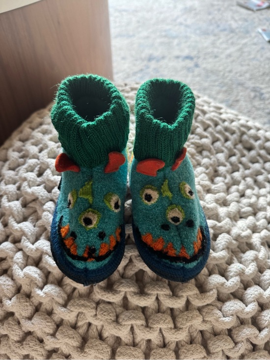 Garnet Hill Other - Kids' Boiled Wool Monster Slipper Boots by Haflinger